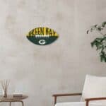 Packers Color Football Sign