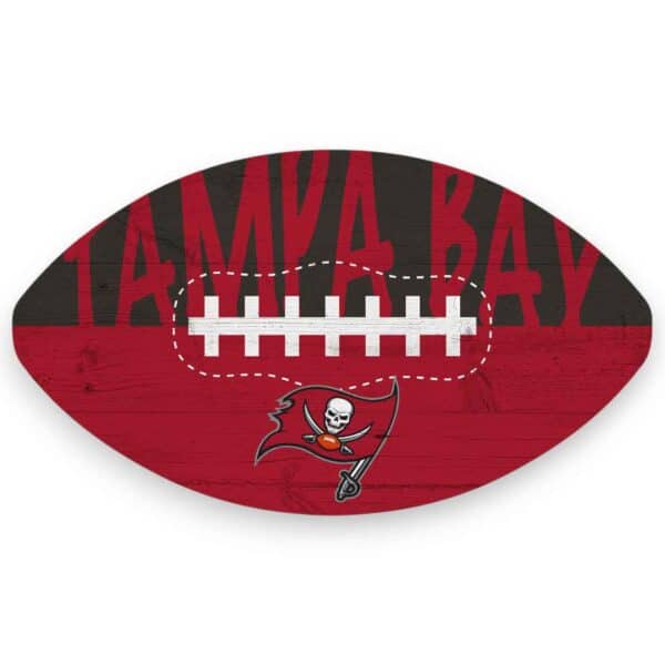 Buccaneers Color Football Sign