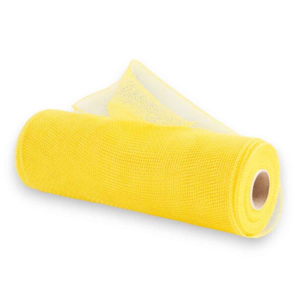 10" Yellow Deco Mesh
