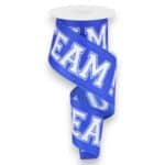 2.5" Blue Team Ribbon - 10 yards