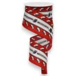 2.5" Ole Miss Stripe Ribbon - 10
yards