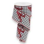 2.5" Alabama Houndstooth Ribbon - 10
yards