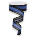 1.5" Thin Blue Line Ribbon - 10
yards