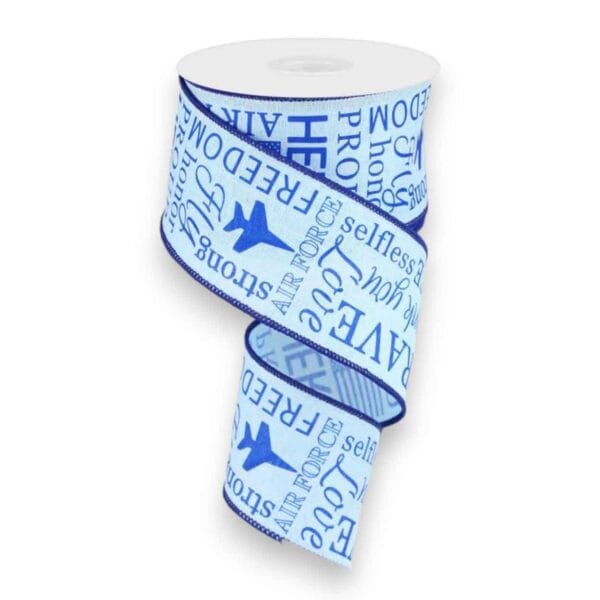 2.5" USAF Blue Ribbon - 10 yards