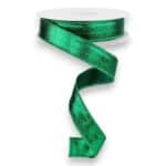 7/8" Green Metallic Ribbon - 10
yards