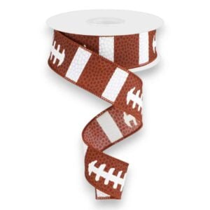 1.5" Football Laces Ribbon - 10
yards