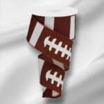 2.5" Football Laces Ribbon - 10
  yards
