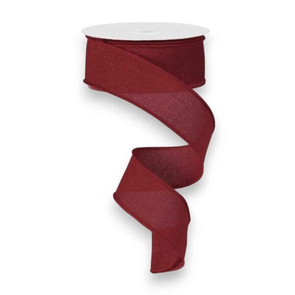 1.5" Burgundy Ribbon - 10 yards