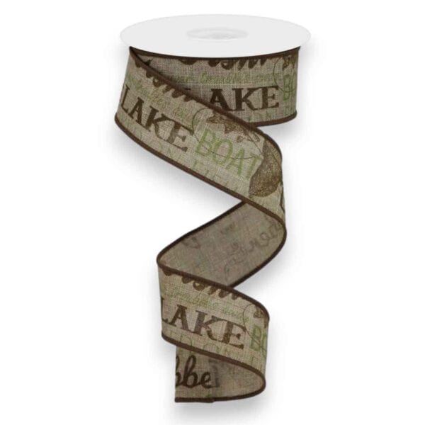 1.5" Fish Ribbon - 10 yards