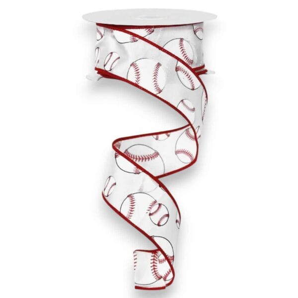 1.5" Baseball Ribbon - 10 yards