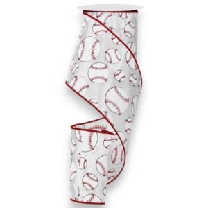 4" Baseball Ribbon - 10 yards