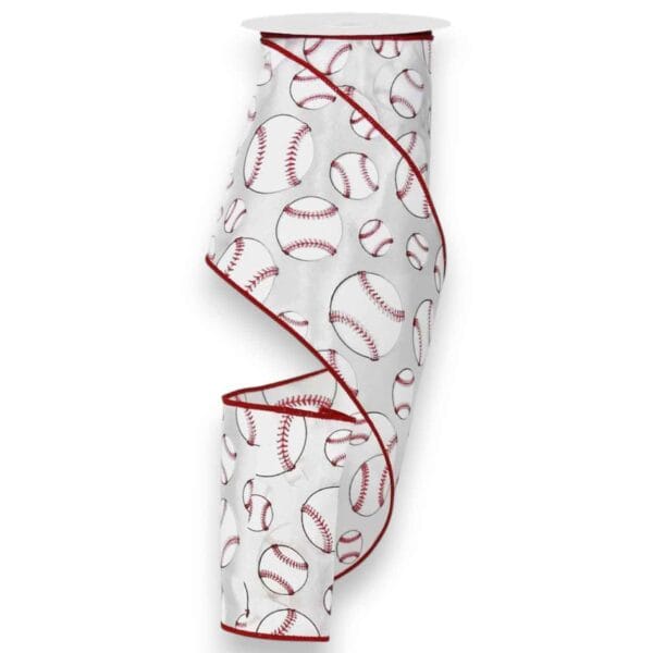 4" Baseball Ribbon - 10 yards