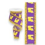 2.5" Louisiana State Ribbon - 10 yards