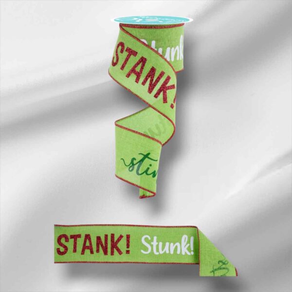 2.5" Stink Stank Stunk Ribbon - 10
  yards