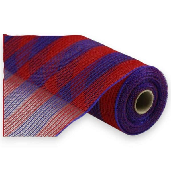 10" Red Blue Fabric Mesh