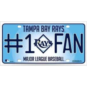 Tampa Bay Rays Fan License Plate