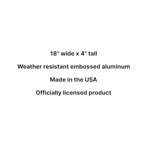 Rectangle Sign Metal Description
