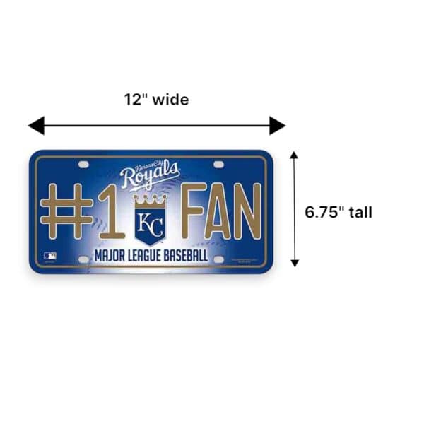 KC Royals Fan License Plate