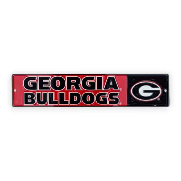 Georgia Bulldogs Rectangle Sign Metal