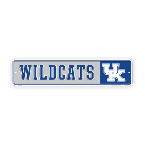Kentucky Wildcats Rectangle Sign Metal