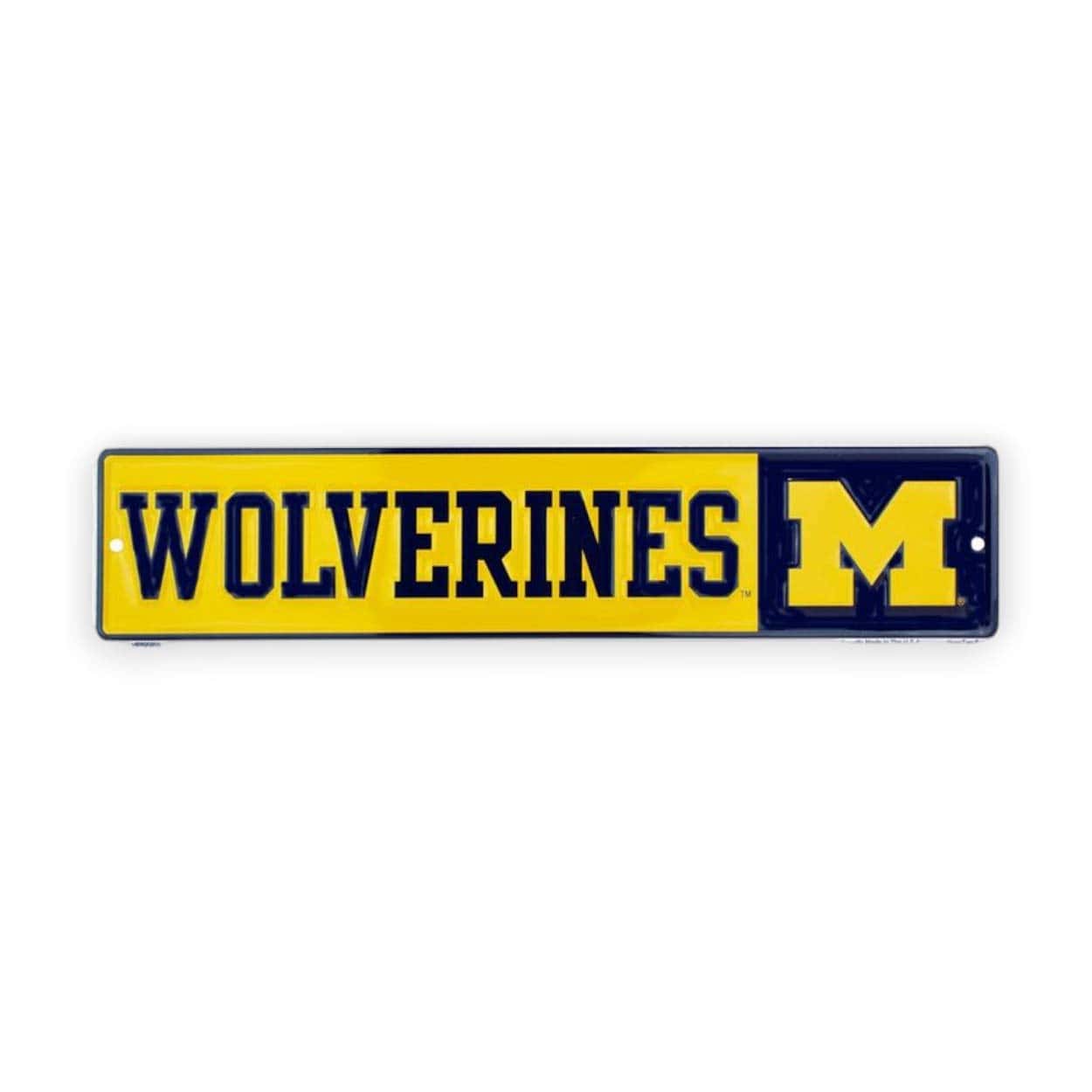 Michigan Wolverines
Rectangle Sign Metal