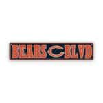 Chicago Bears Rectangle Sign
  Metal