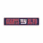 NY Giants Rectangle Sign Metal