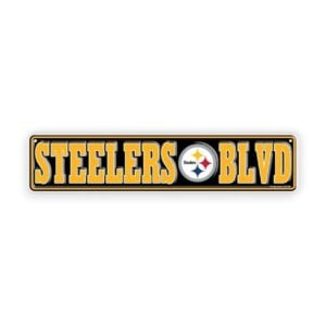 Pittsburgh Steelers Rectangle
Sign Metal