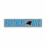Carolina Panthers Rectangle
  Sign Metal
