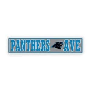 Carolina Panthers Rectangle
Sign Metal