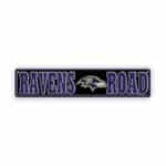 Baltimore Ravens Rectangle
  Sign Metal