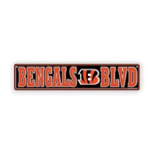 Cincinnati Bengals Rectangle
Sign Metal