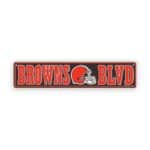 Cleveland Browns Rectangle
  Sign Metal