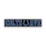 Indianapolis Colts Rectangle
  Sign Metal