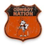 Oklahoma State Shield Sign
