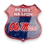 Ole Miss Shield Sign