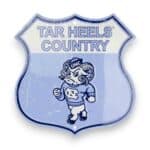 Tar Heels Shield Sign