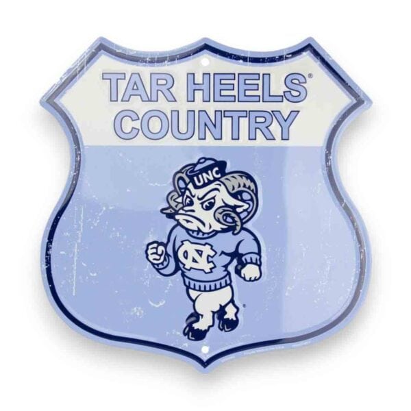 Tar Heels Shield Sign