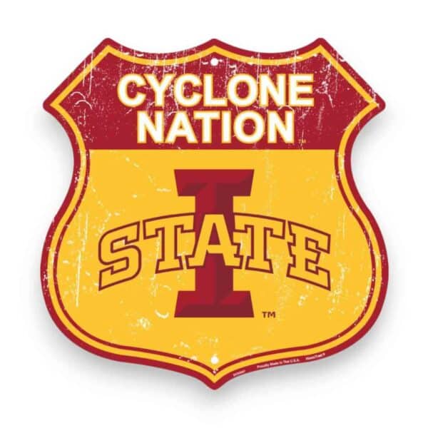 Iowa State Shield Sign