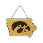 Iowa Hawkeyes State Ornament