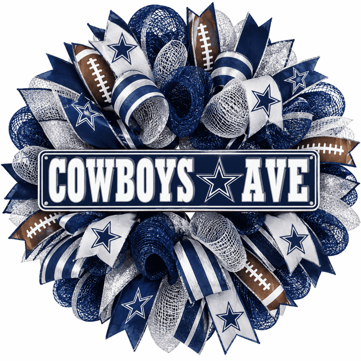 Cowboy Visual Dallas Cowboys Football Wreath Ideas