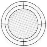 10" Black Mesh Wire Wreath Frame