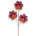 Orange Purple Paw Print Spray