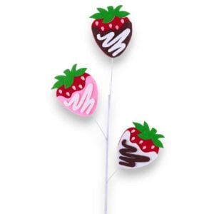 Chocolate
Strawberries Valentine Pick