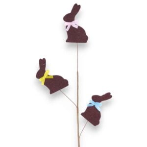 Chocolate Bunny Easter Pick