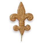 Small Gold Fleur De Lis Pick
