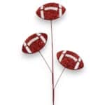 Red White Football Spray