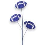 Blue White Football Spray