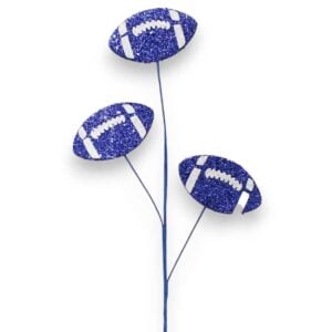 Blue White Football Spray