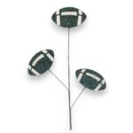 Green White Football Spray